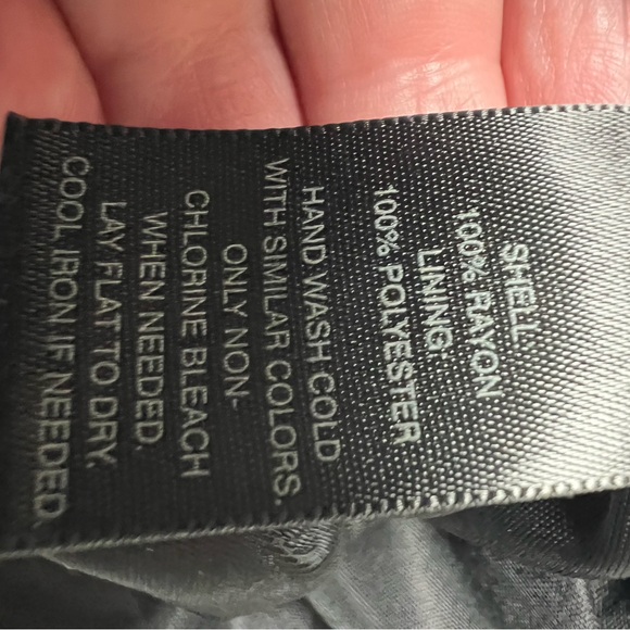 White House Black Market Black Dress with Silver Accents - Picture 7 of 11